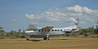 Fly-in safari flight to Serengeti National Park airstrip
