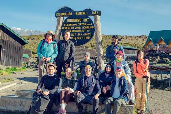Stunning moorland scenery heading towards Horombo Hut village on Mount Kilimanjaro Marangu Route