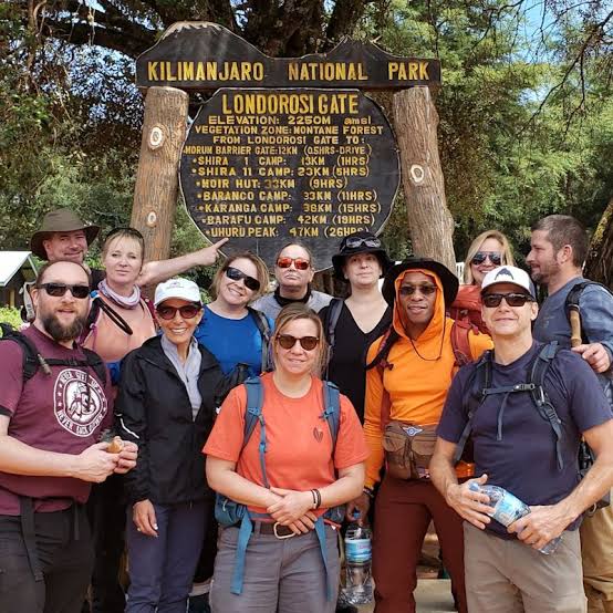 Spectacular pristine wilderness vistas along the high-altitude Lemosho trail