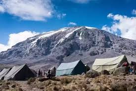 Platinum Package walk-in tents on Mount Kilimanjaro Northern Circuit Route