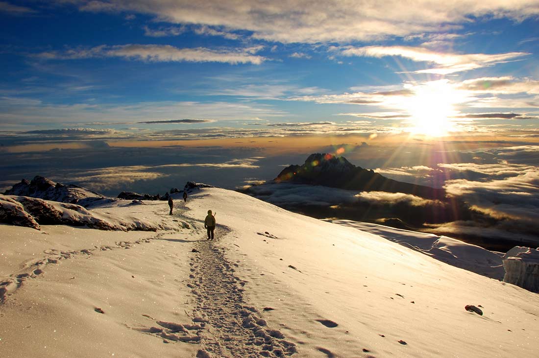 Trekkers via Rongai Route