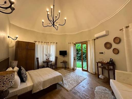 Luxury room accommodations at Tulivu Hotel in Moshi before a Kilimanjaro climb